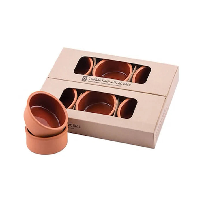 Schäfer 6er Tonschale 12x4cm - Praktisches Set aus Ton