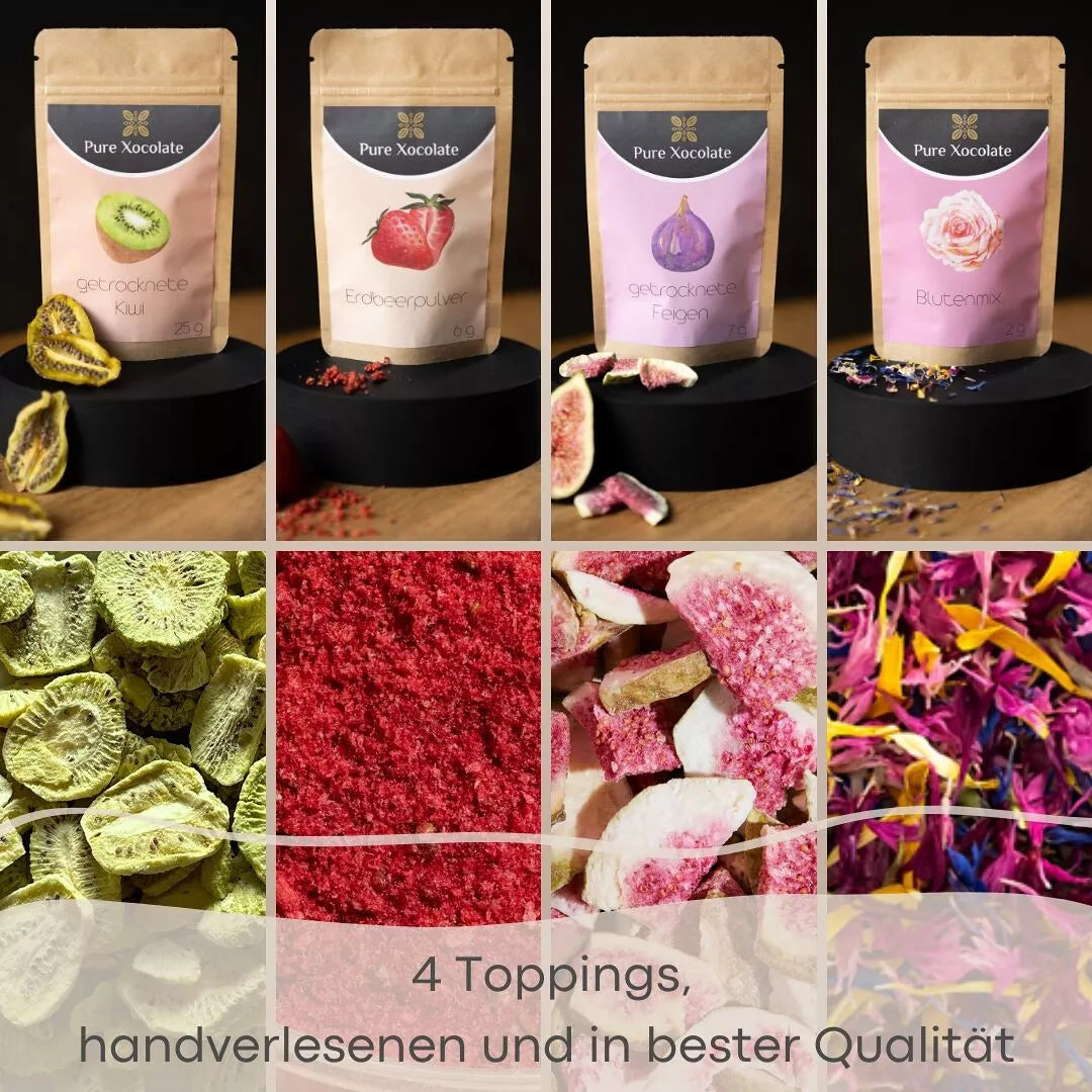 DIY-Set zum Schokolade selber machen - mit Toppings