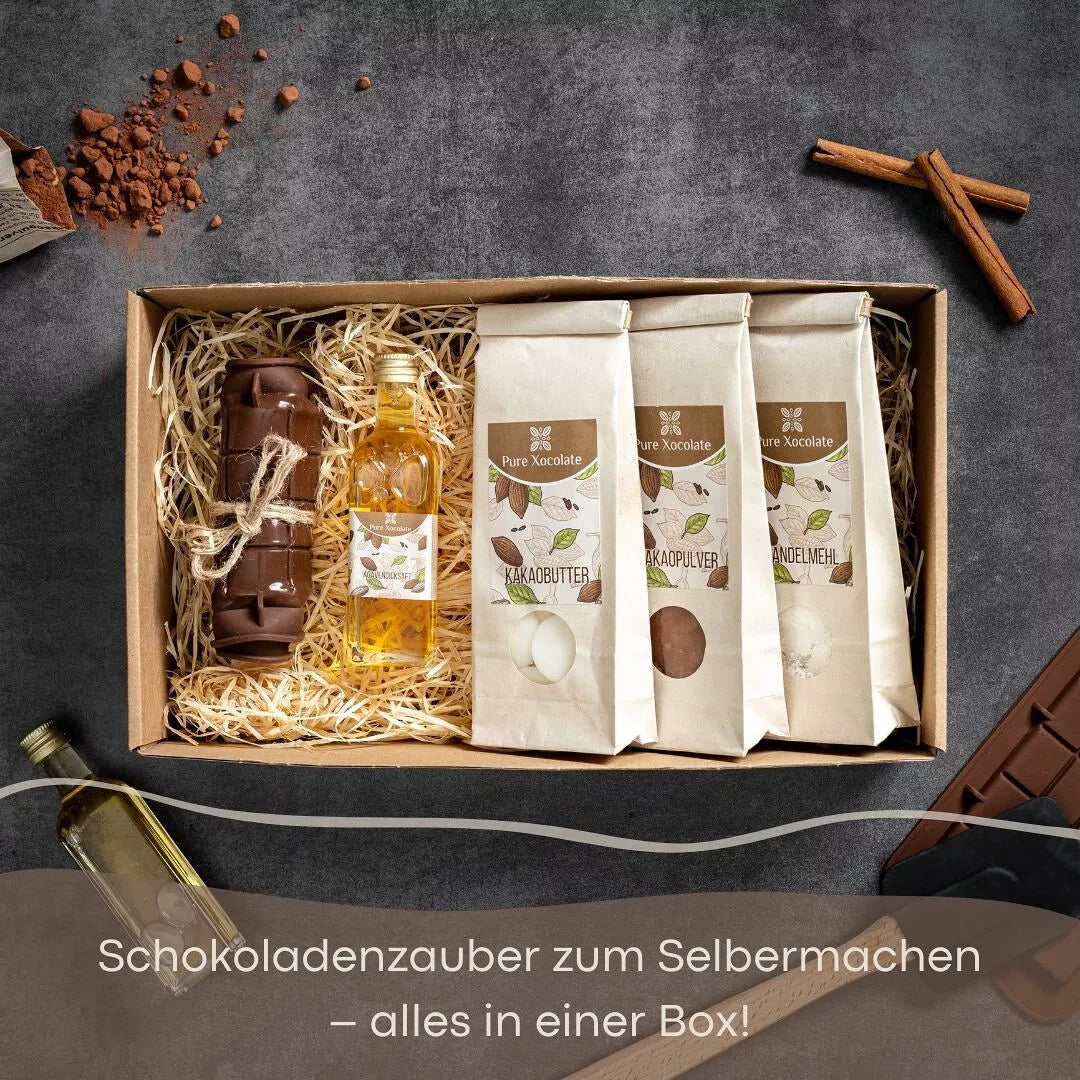 DIY-Set zum Schokolade selber machen - mit Toppings