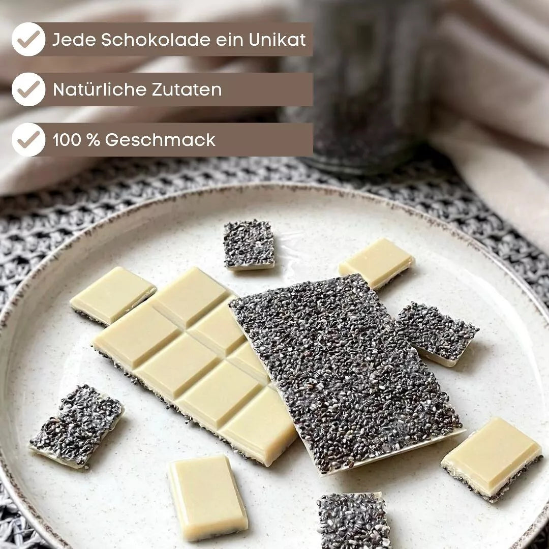 DIY-Set zum Schokolade selber machen - mit Toppings