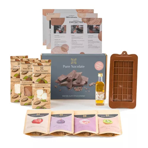 DIY-Set zum Schokolade selber machen - mit Toppings