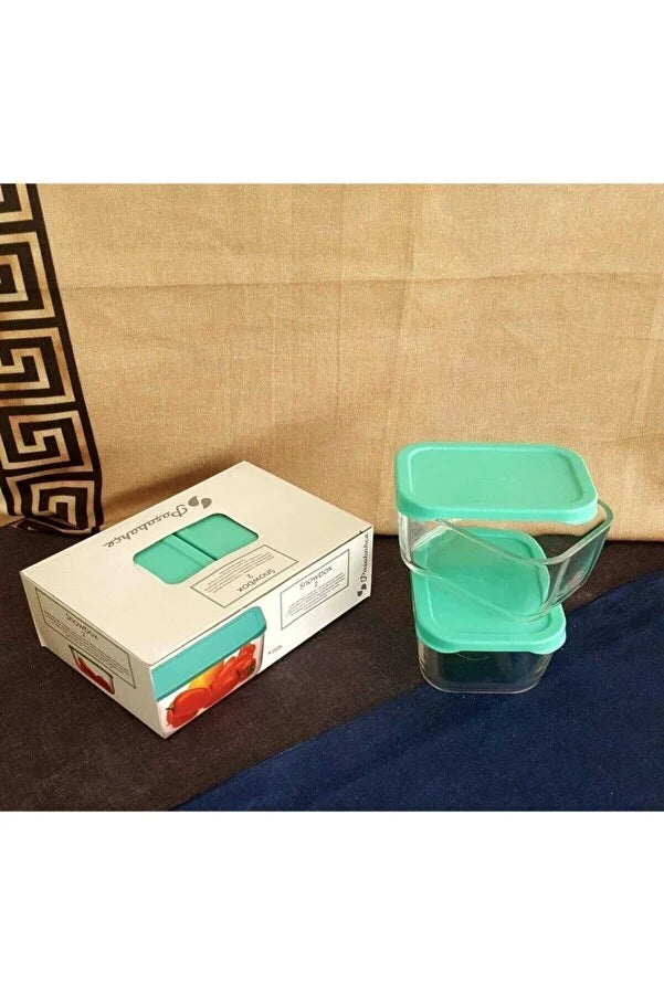 Snowbox Lunchbox mit Deckel 2er Pack