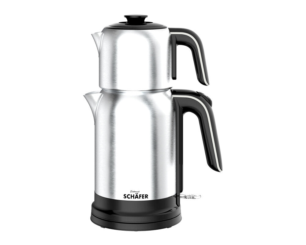 Schäfer Teekocher -Doppelter Edelstahl- 1/1,7 Liter