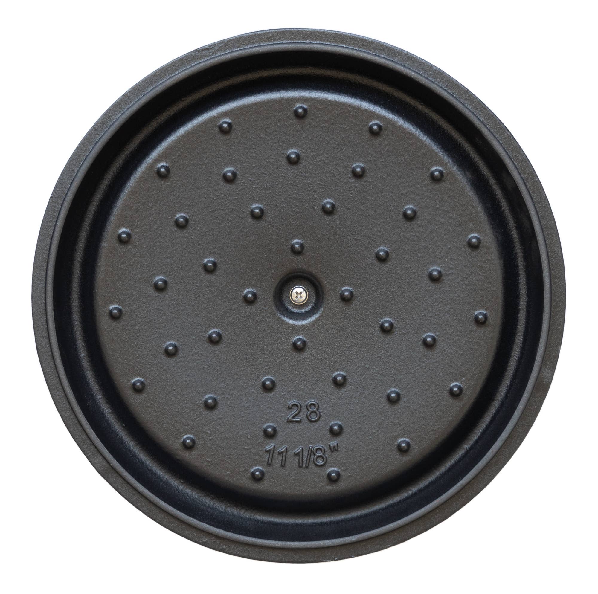 Blackwell Schmortopf aus Gusseisen, Schwarz, ø 28 cm/6,7 Liter