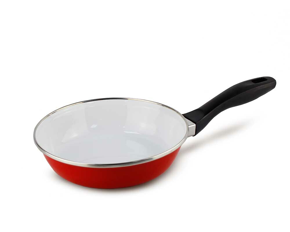 Bratpfanne 24 cm Metallic Rot