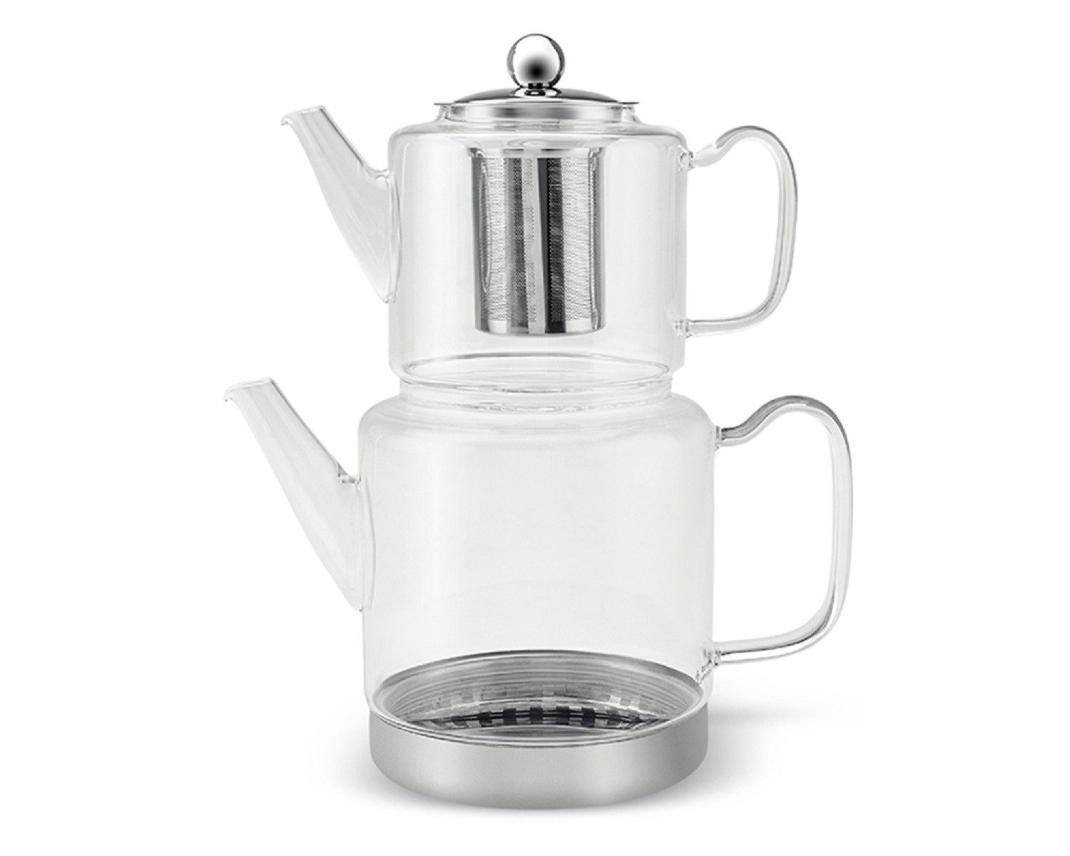 Schäfer Teekanne-XL aus Glas - Induktionsgeeignet
