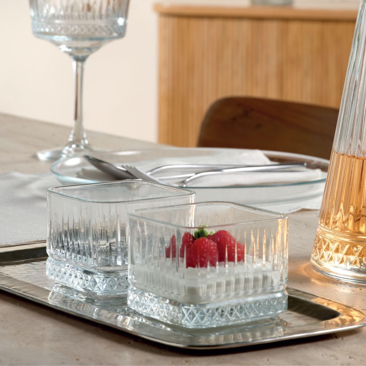 Elysia (quadrat) Glasschalen 4er Set