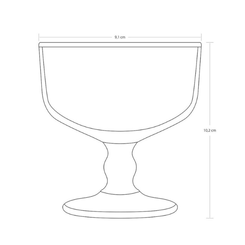 Timeless Golden Touch Eisschale 250 cc 2er Set (Dessert Schale)