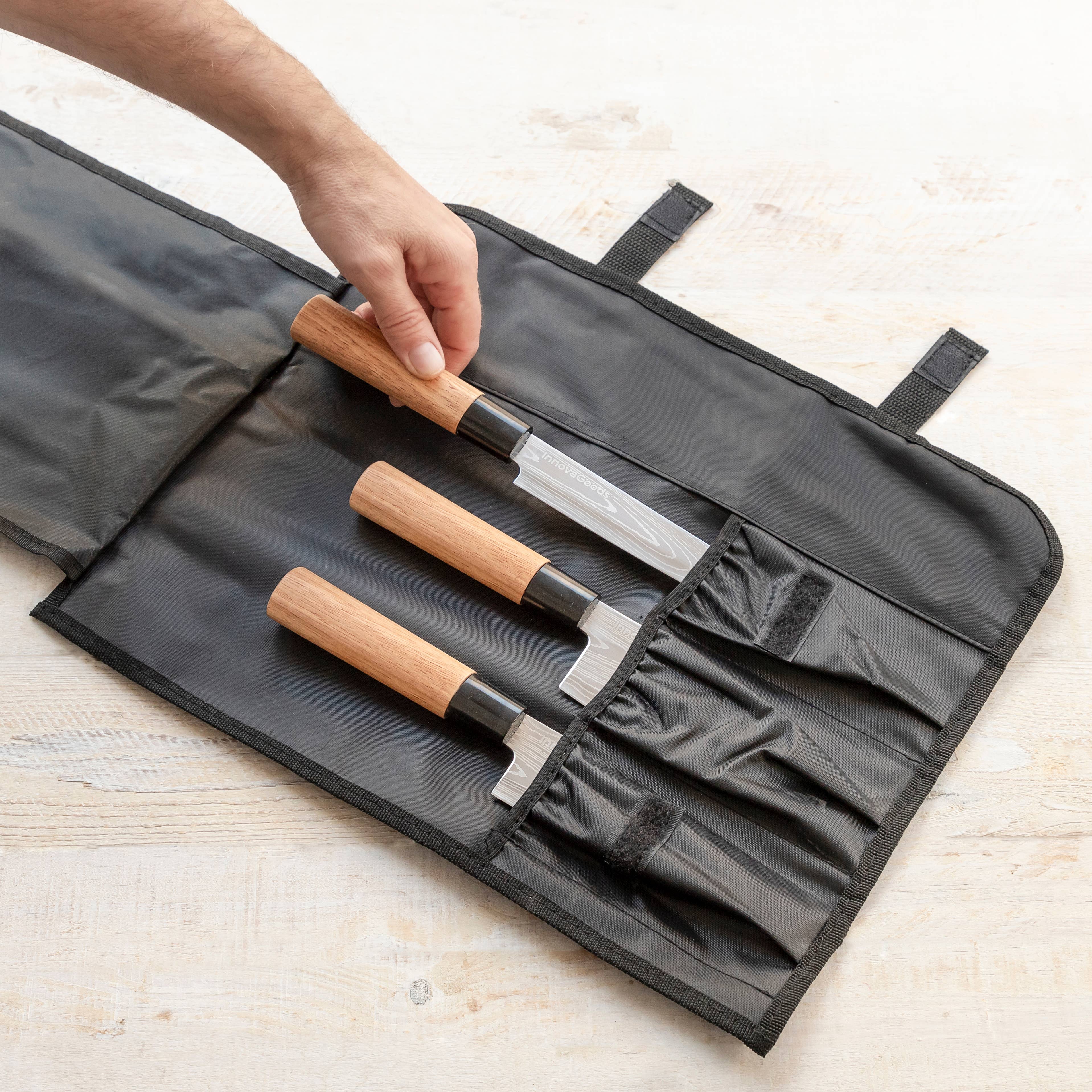 Japanisches Messerset mit Tragetasche Professional