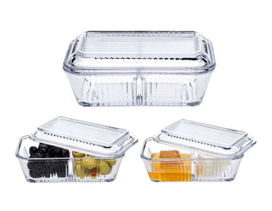 Frigo Studio geteilte Butterdose mit Deckel