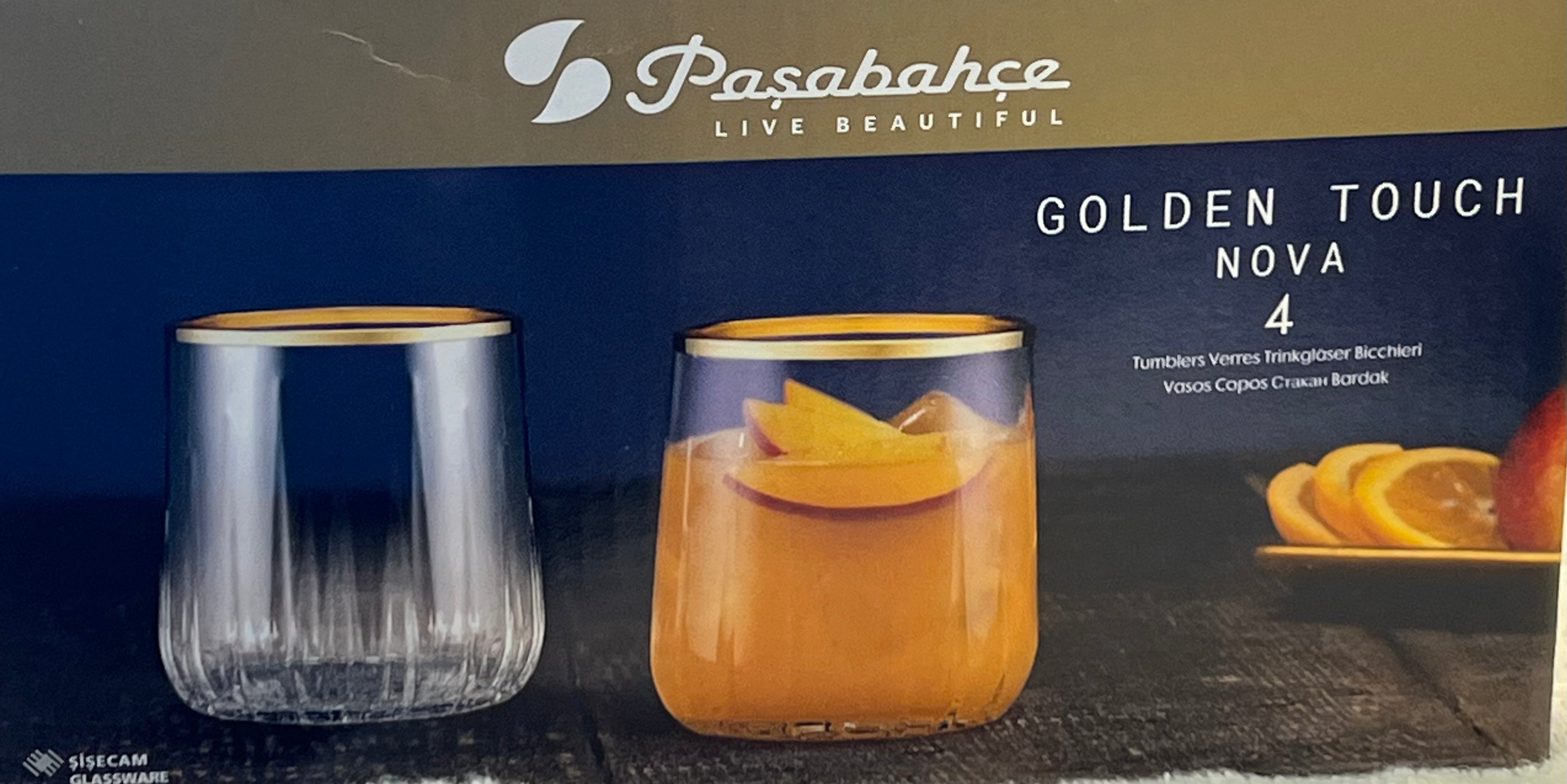 Nova Golden Touch Trinkgläser Set 4 Tlg.