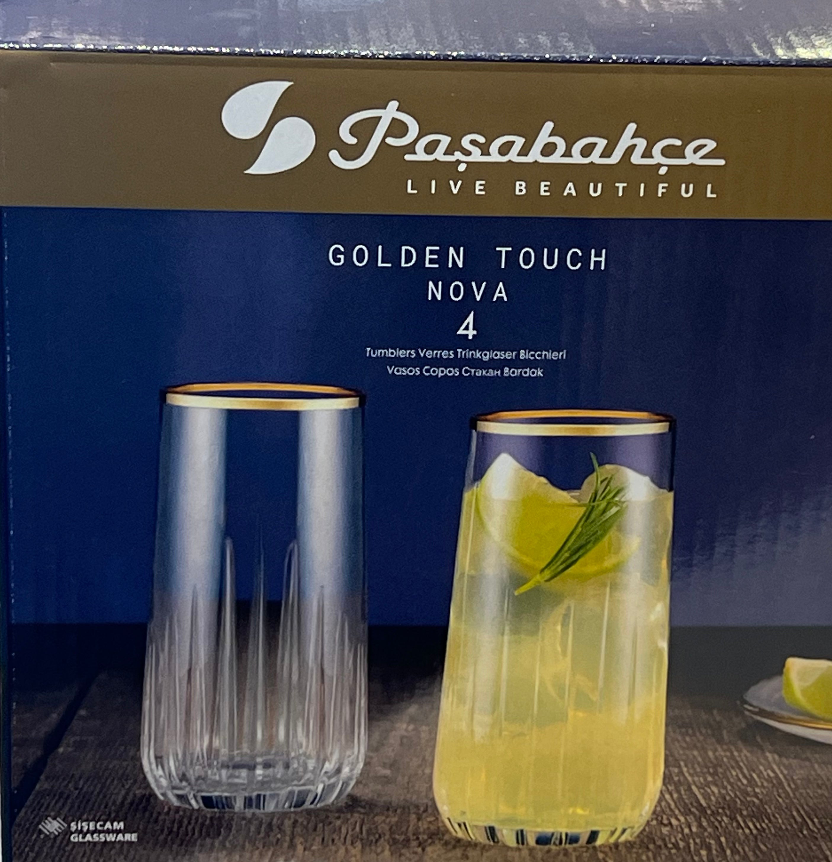 Nova Golden Touch Trinkgläser Set 4 Tlg.