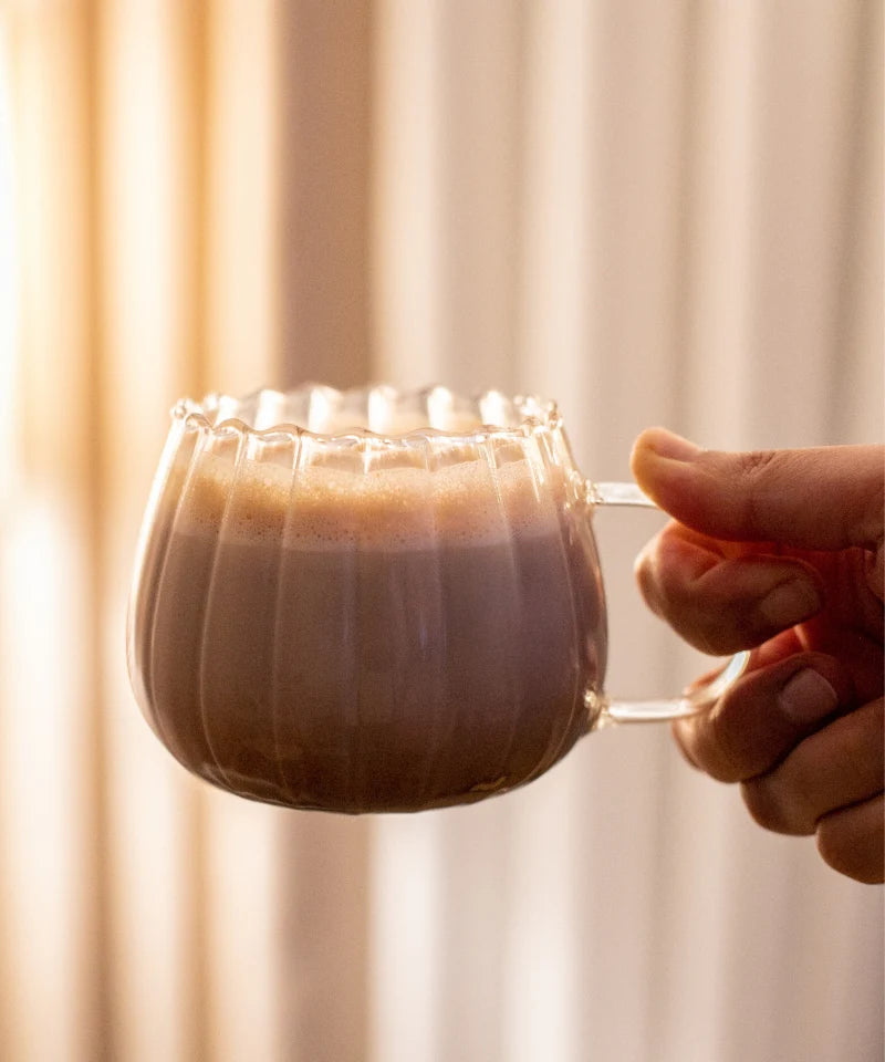 Riffle Cup Borosilikatglas - 350 ml