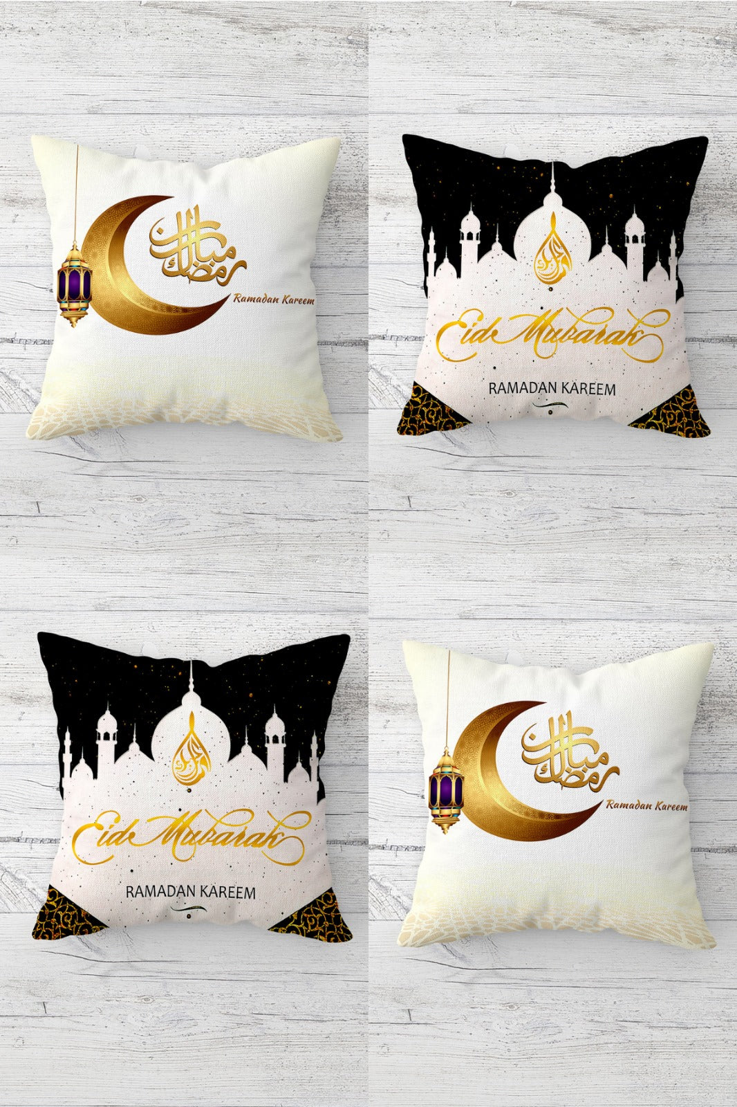 Ramadan Kissenbezüge 4er Set