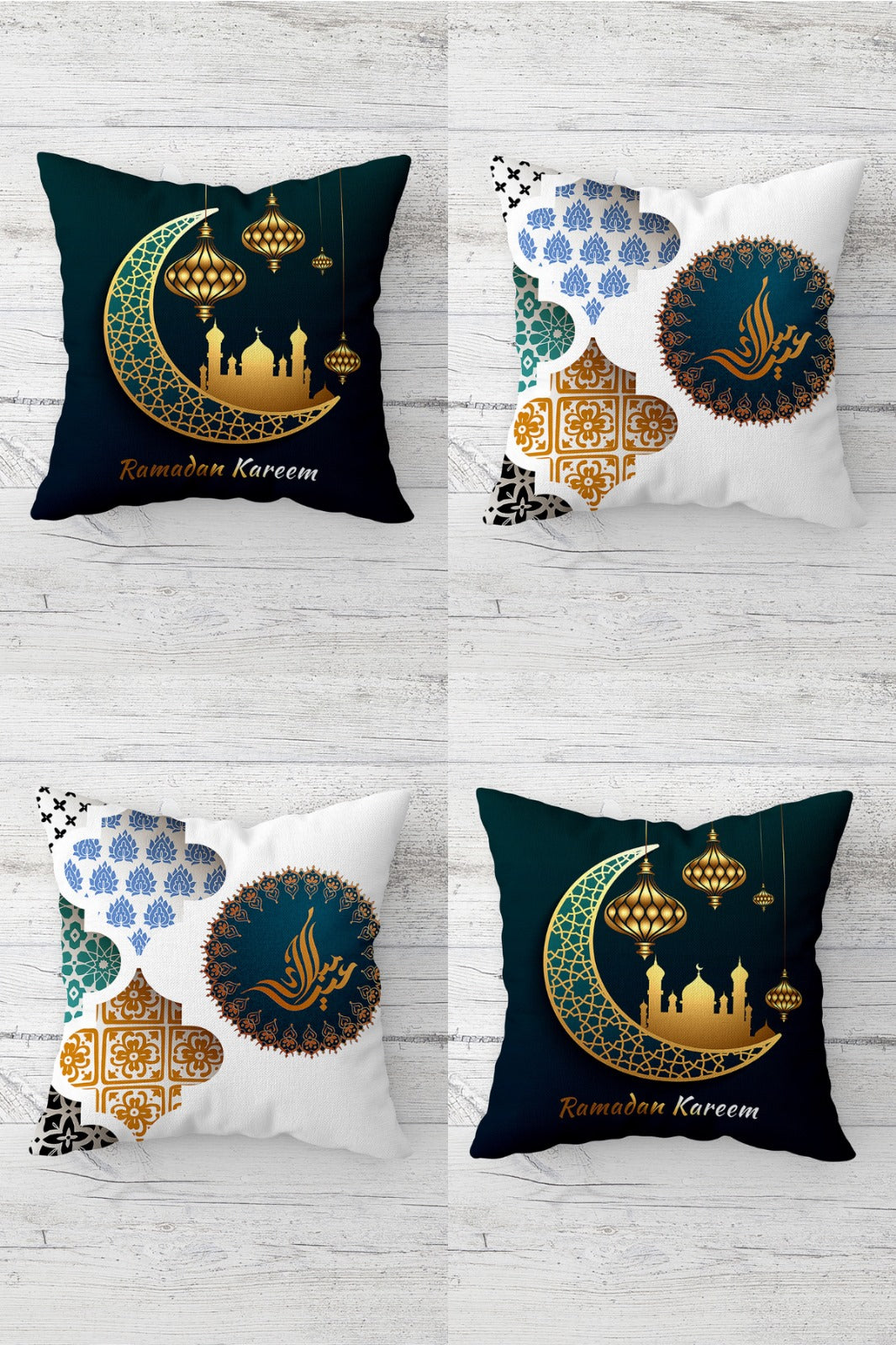 Ramadan Kissenbezüge 4er Set