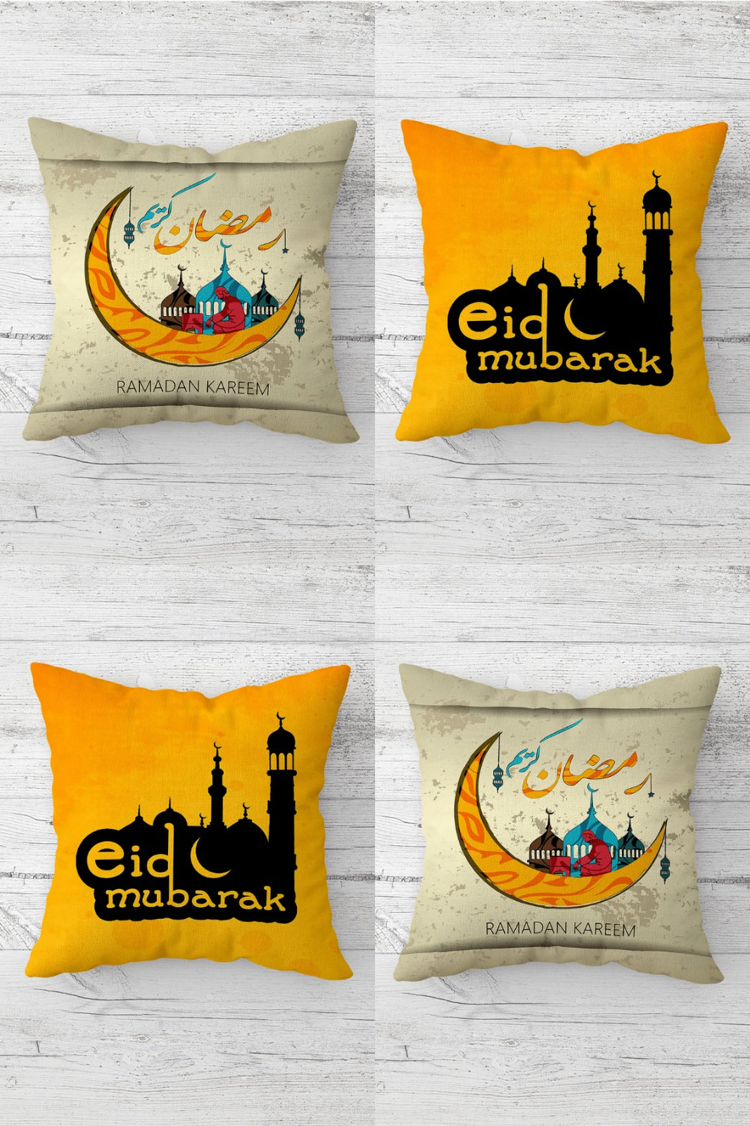 Ramadan Kissenbezüge 4er Set