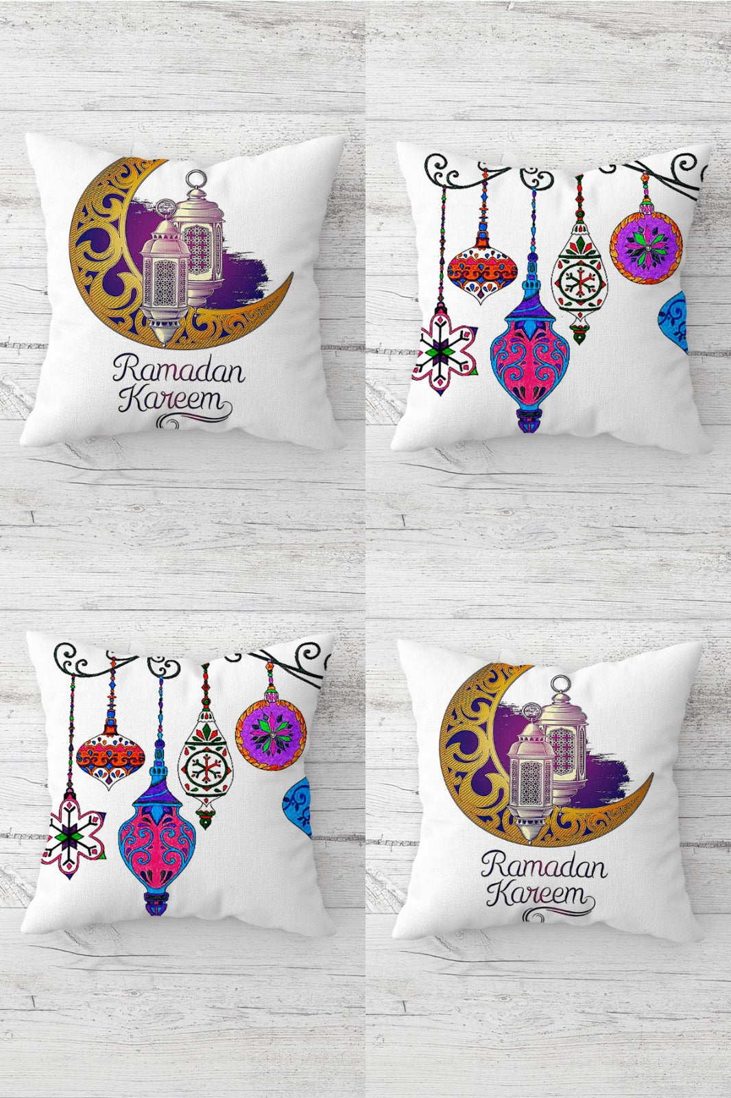 Ramadan Kissenbezüge 4er Set