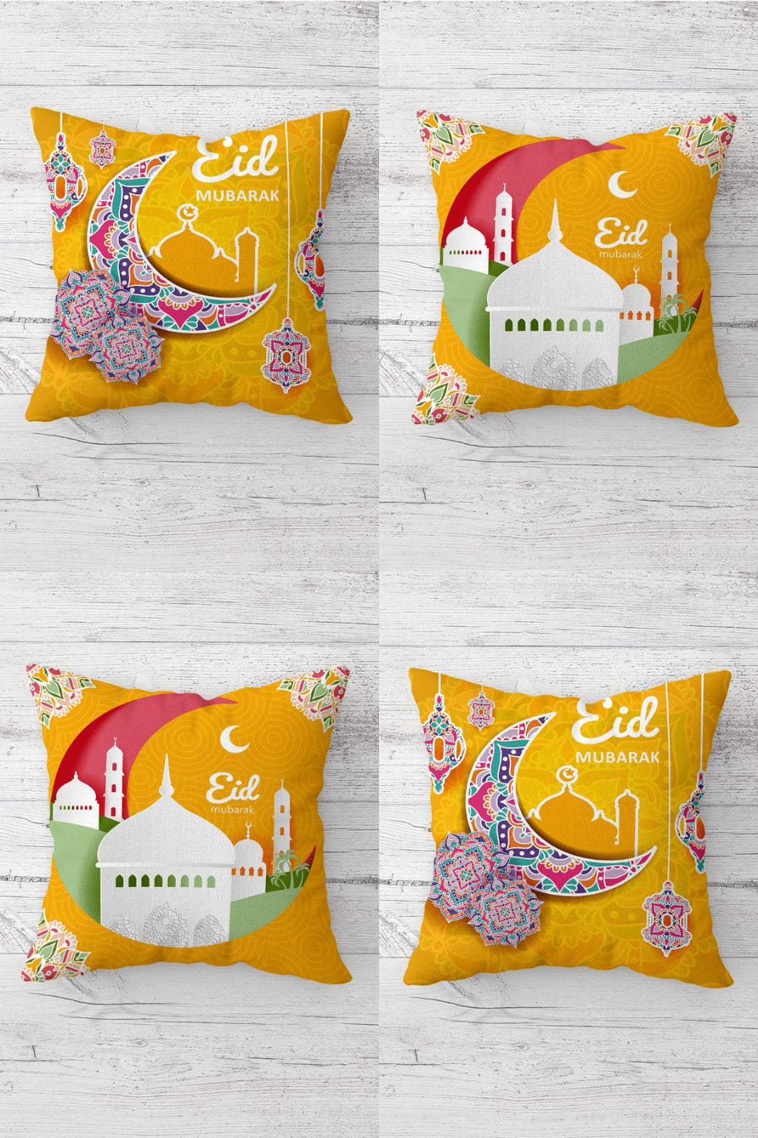 Ramadan Kissenbezüge 4er Set