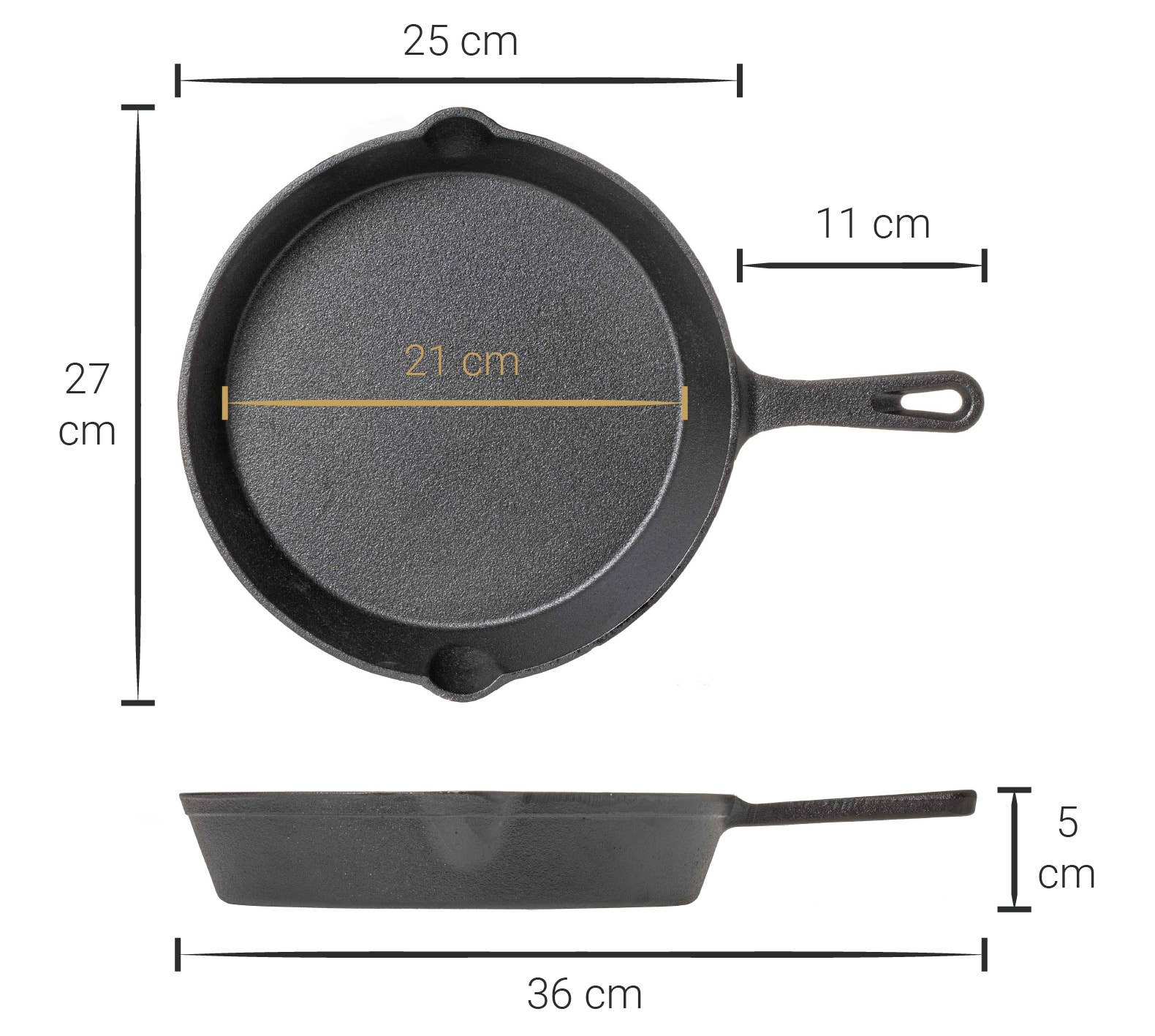 Blackwell Bratpfanne aus Gusseisen ø 25 cm