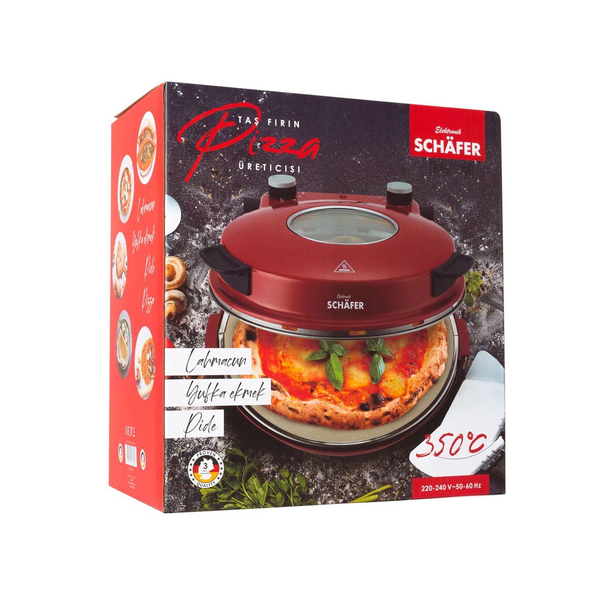 Schäfer Pizzaofen 32cm 1200W