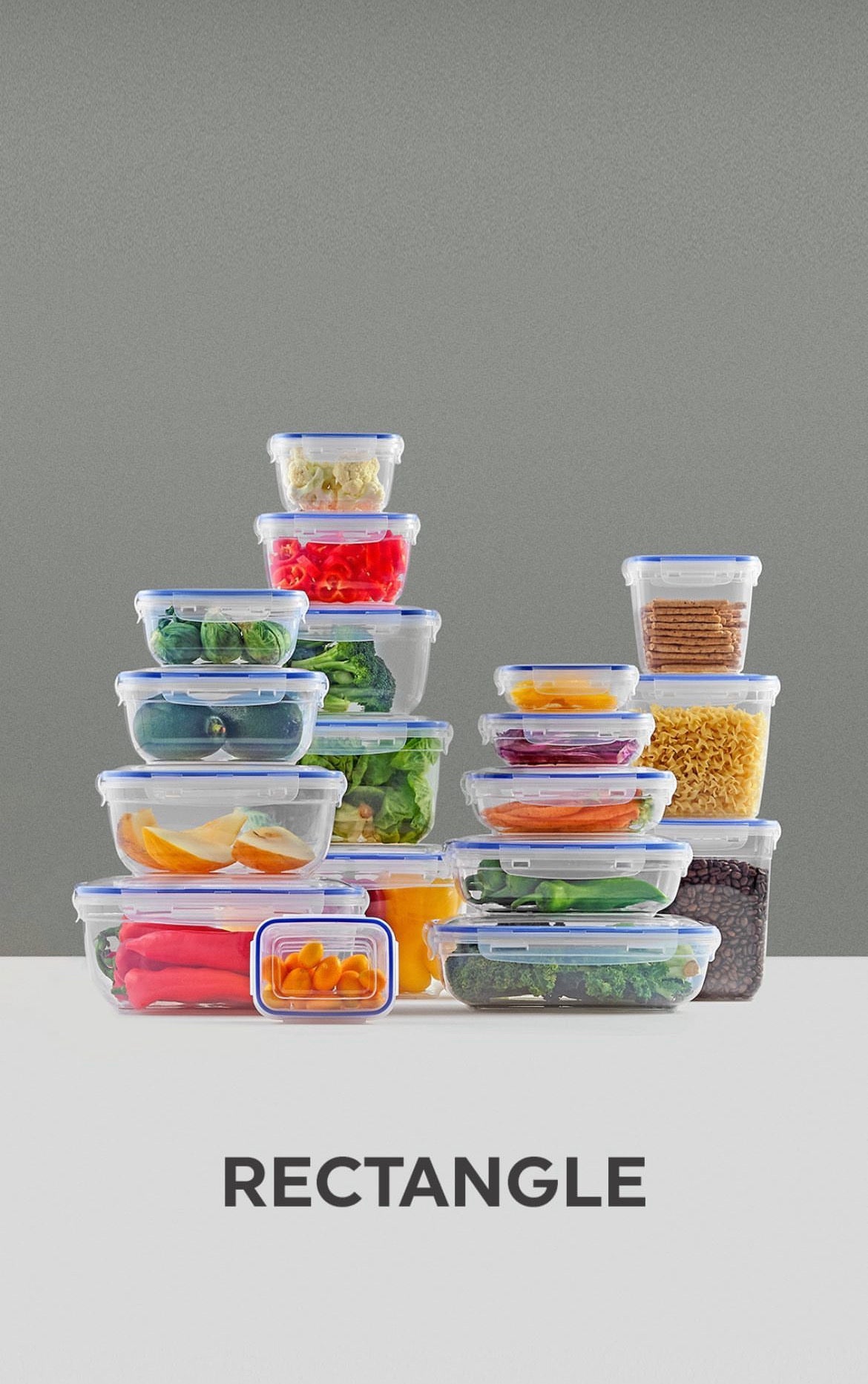 Lock&Fresh Vorratsdosen 5er Set (500, 900, 1500, 2400, 3750 ml)