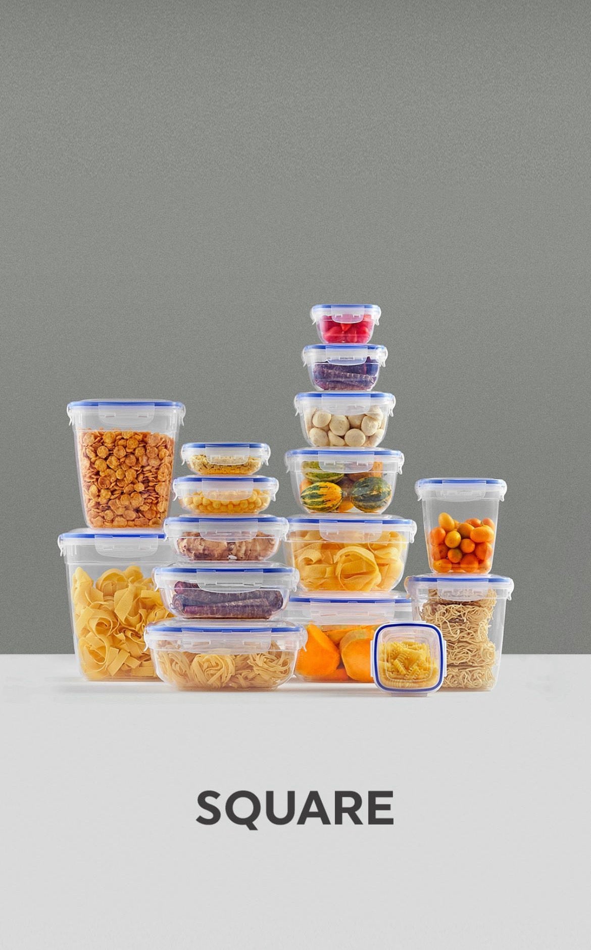 Lock&Fresh Vorratsdosen 5er Set (500, 900, 1500, 2400, 3750 ml)