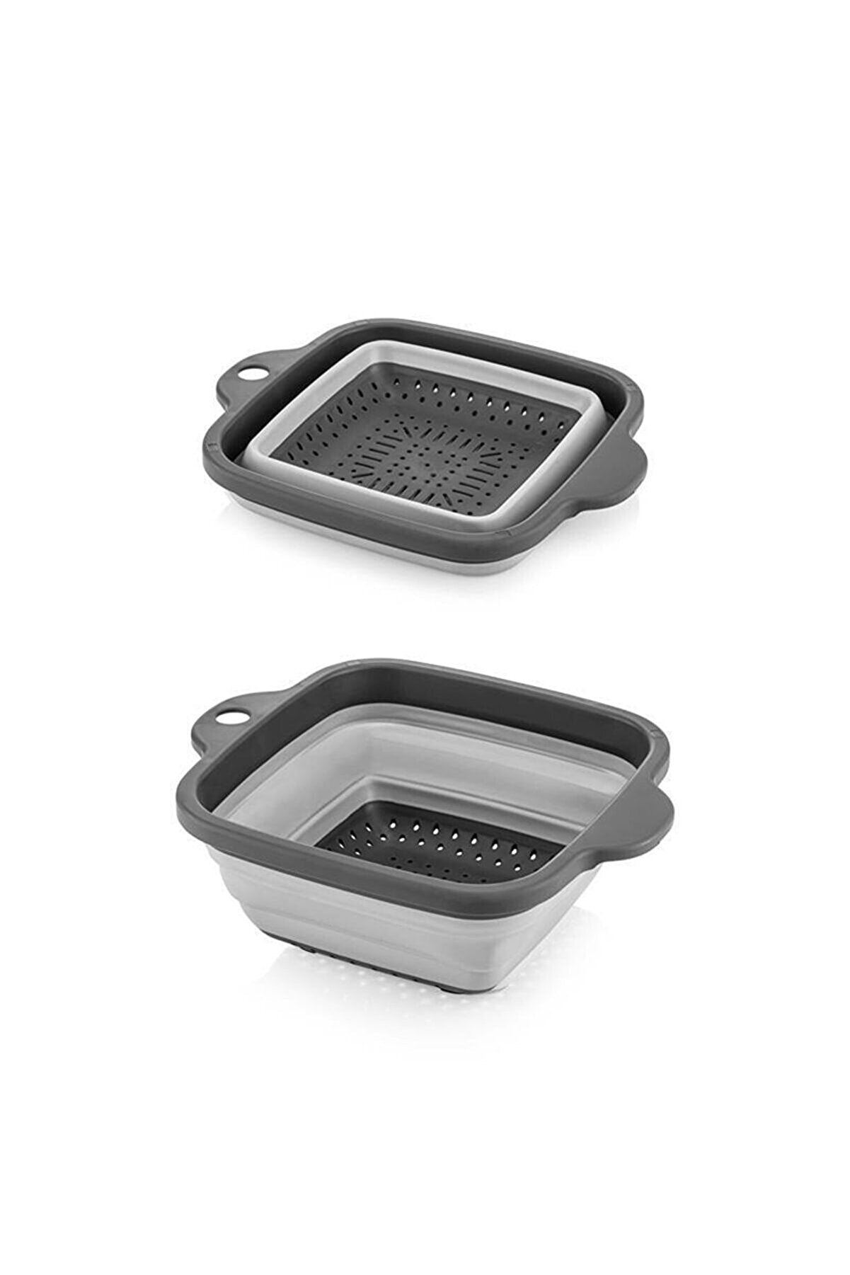 QLux faltbare Sieb-Set 3 teilig