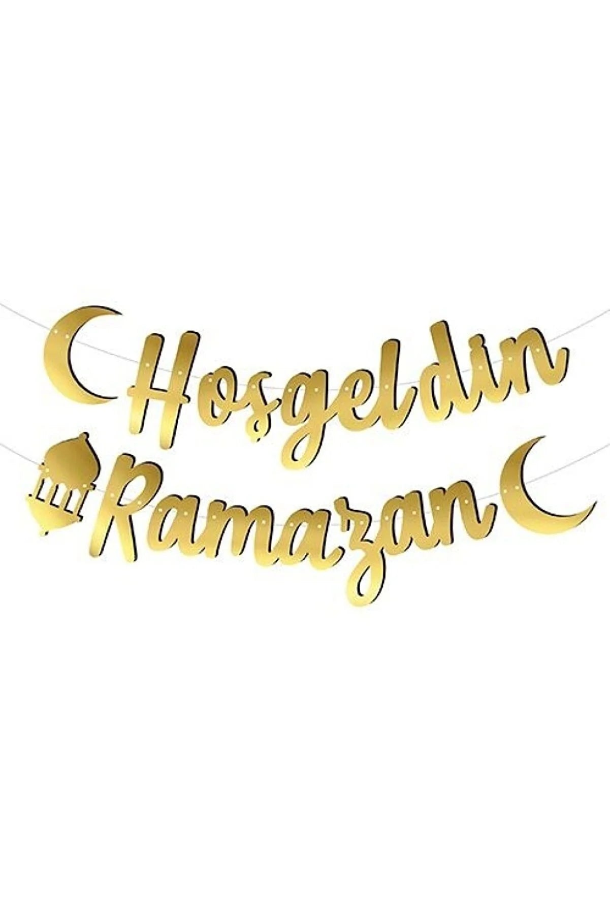 Ramadan-Girlanden Gold