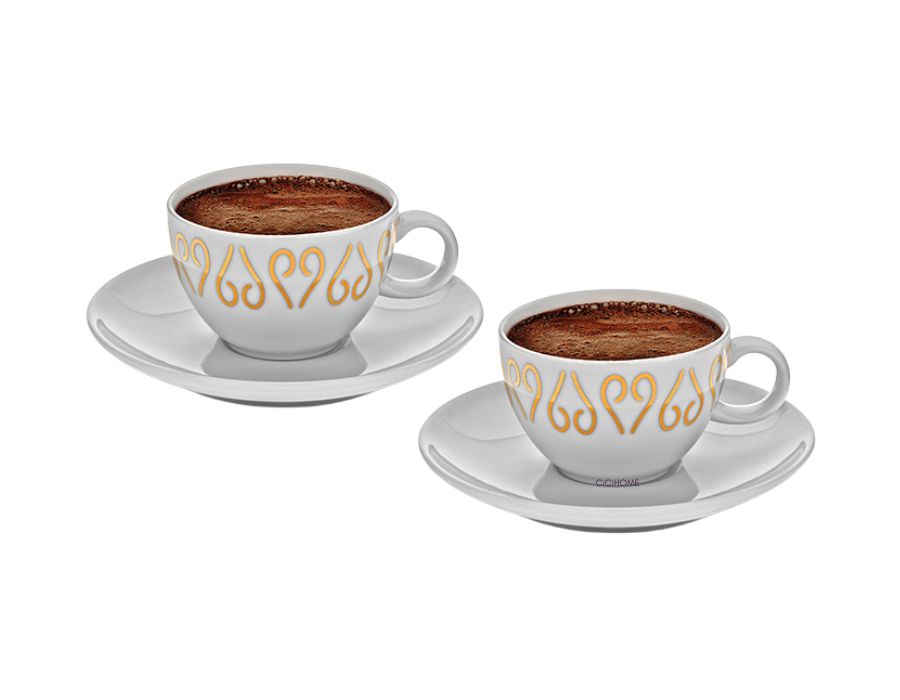 Arzum Okka Rich Spin M Türkische Kaffeemaschine +Mokkatassen-Set GRATIS