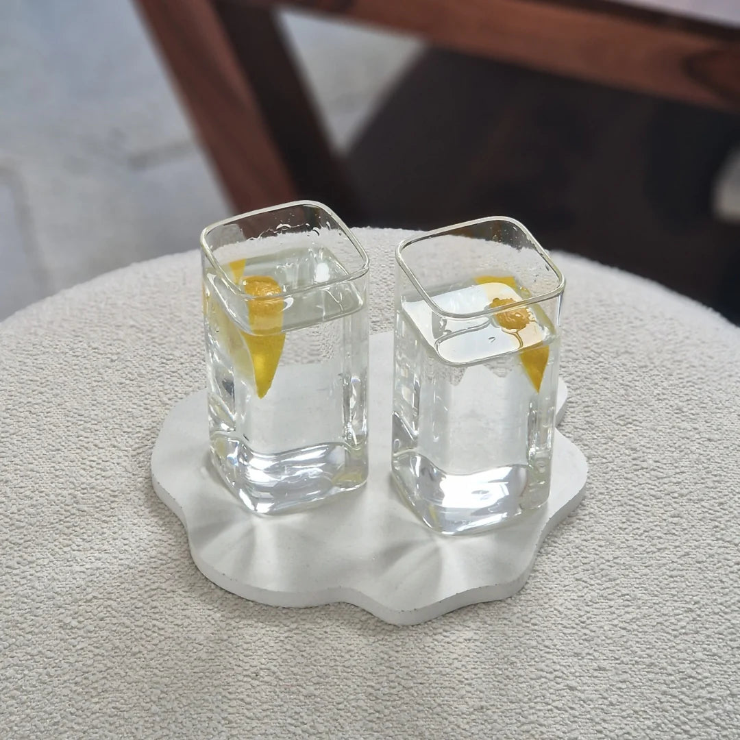 Kare - Eckiges Glas - 350 ml