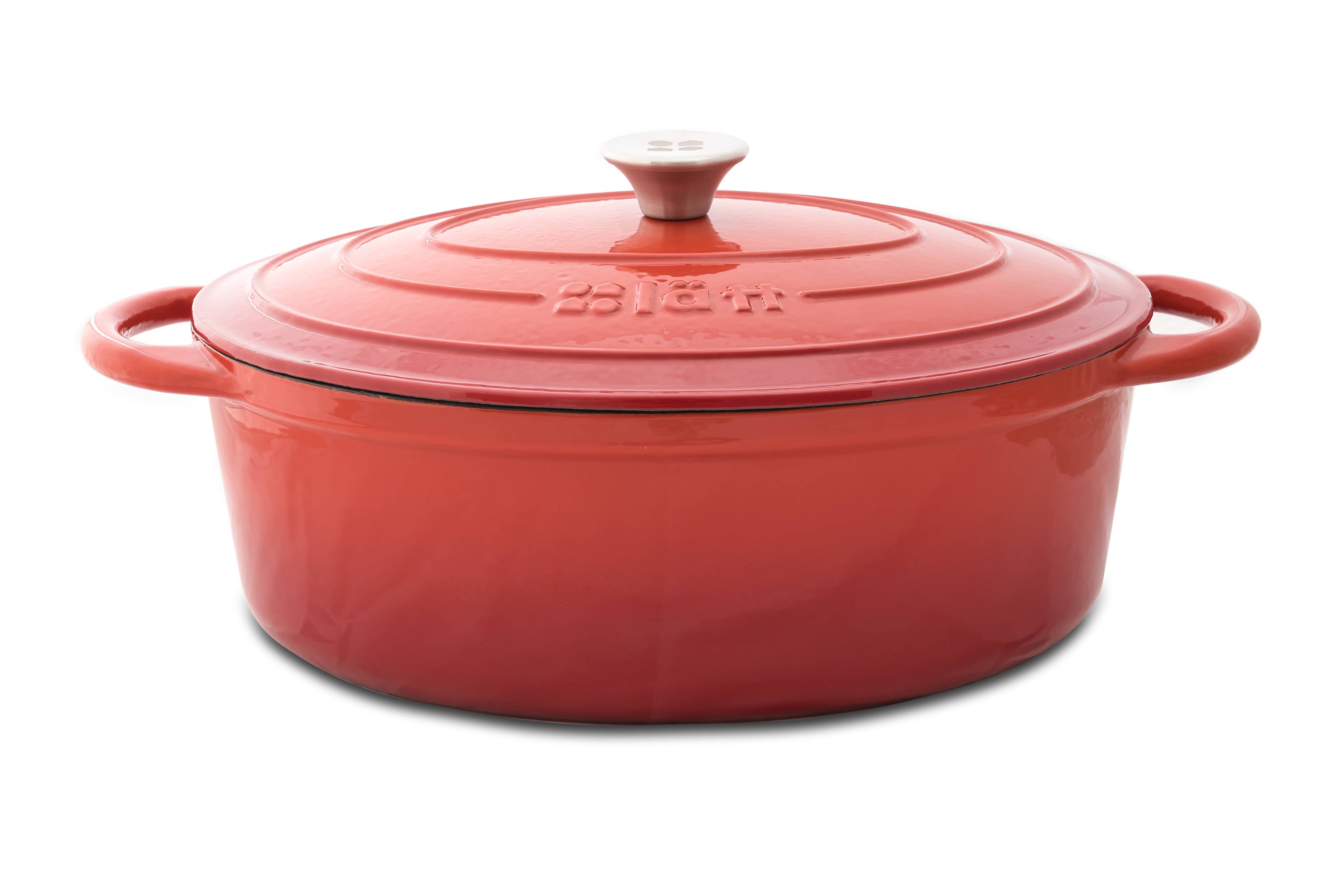 COCOTTE OVAL 33X11 CM 6 L ROT