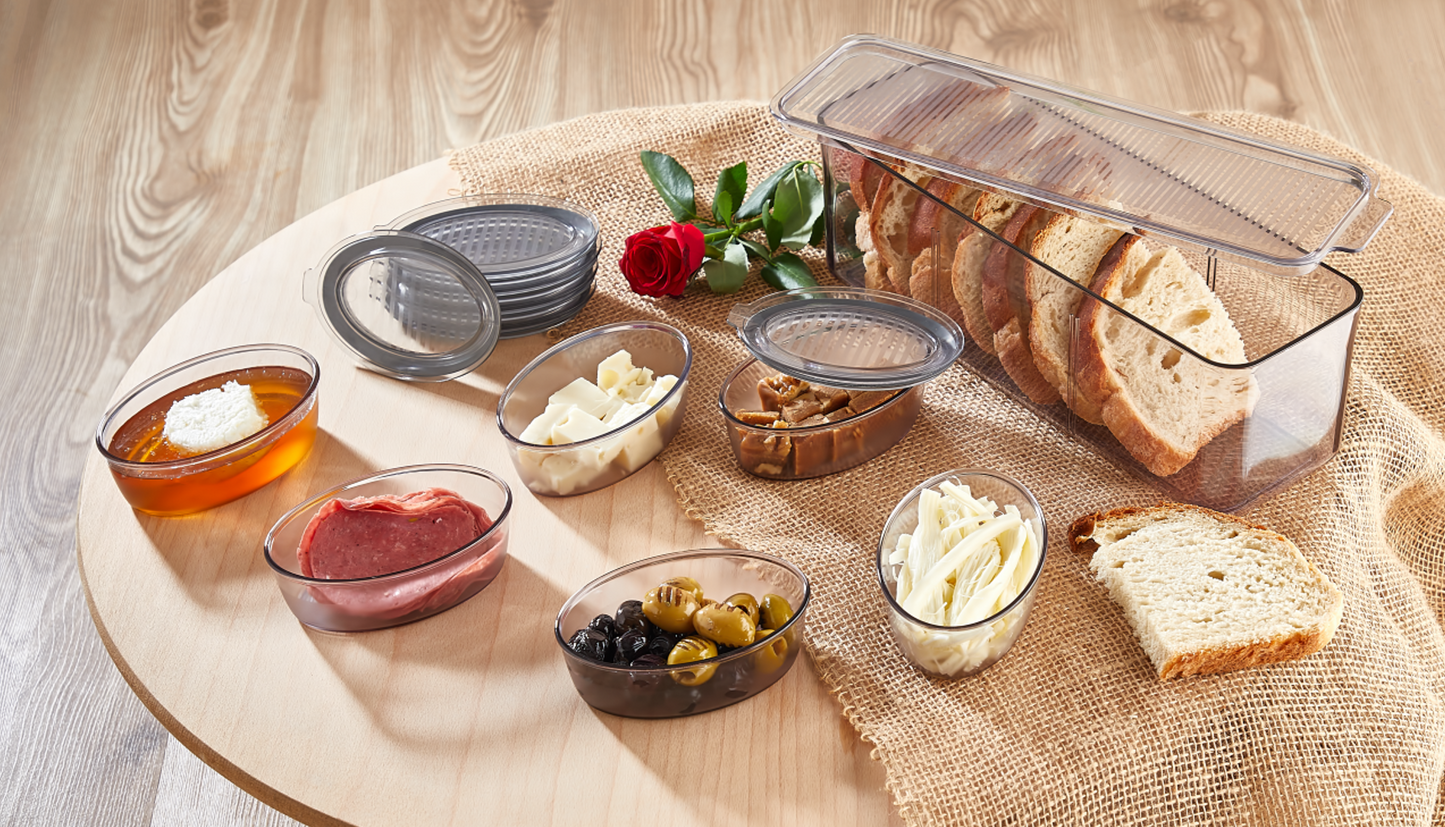 Kühlschrank-Organizer Frühstücksset 7 Tlg.